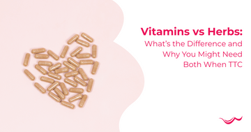 Vitamins vs. Herbs: What’s the Difference and Why You Might Need Both When TTC