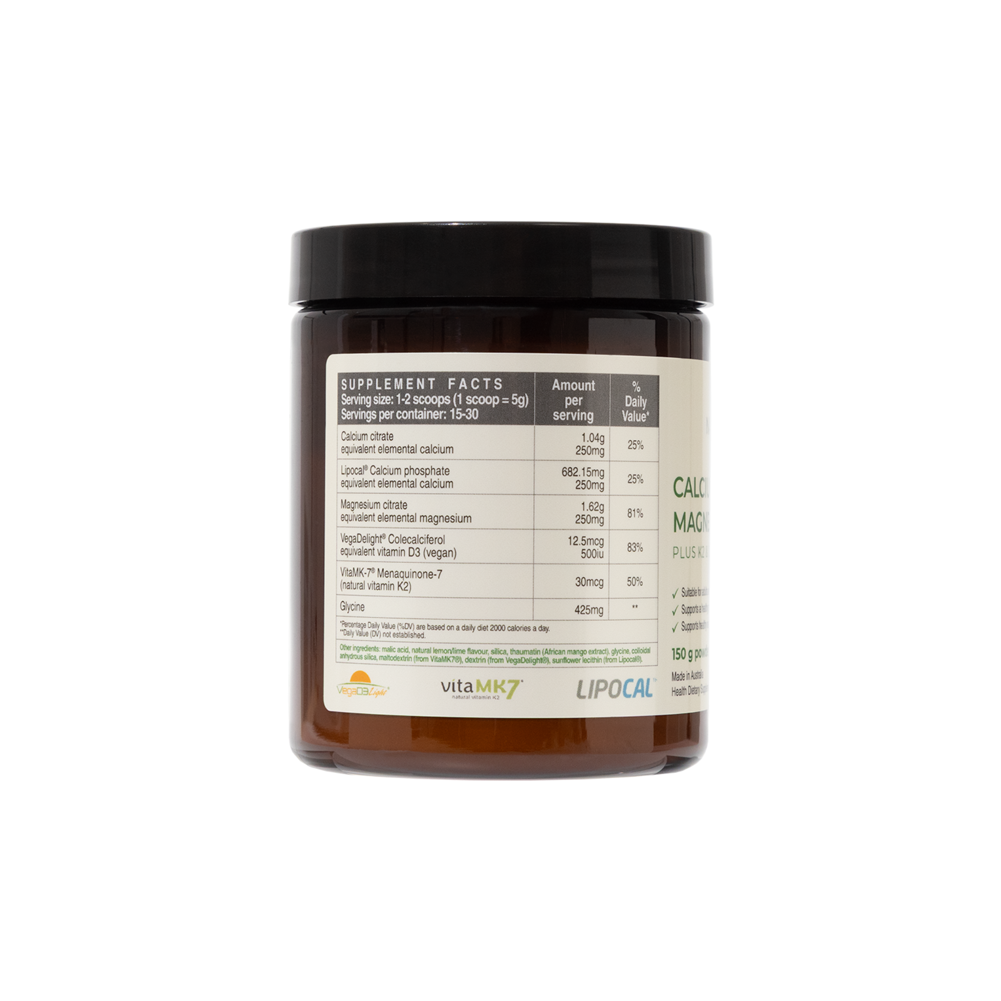 Calcium & Magnesium Plus K2 & D3 | US Label | 20% Off!