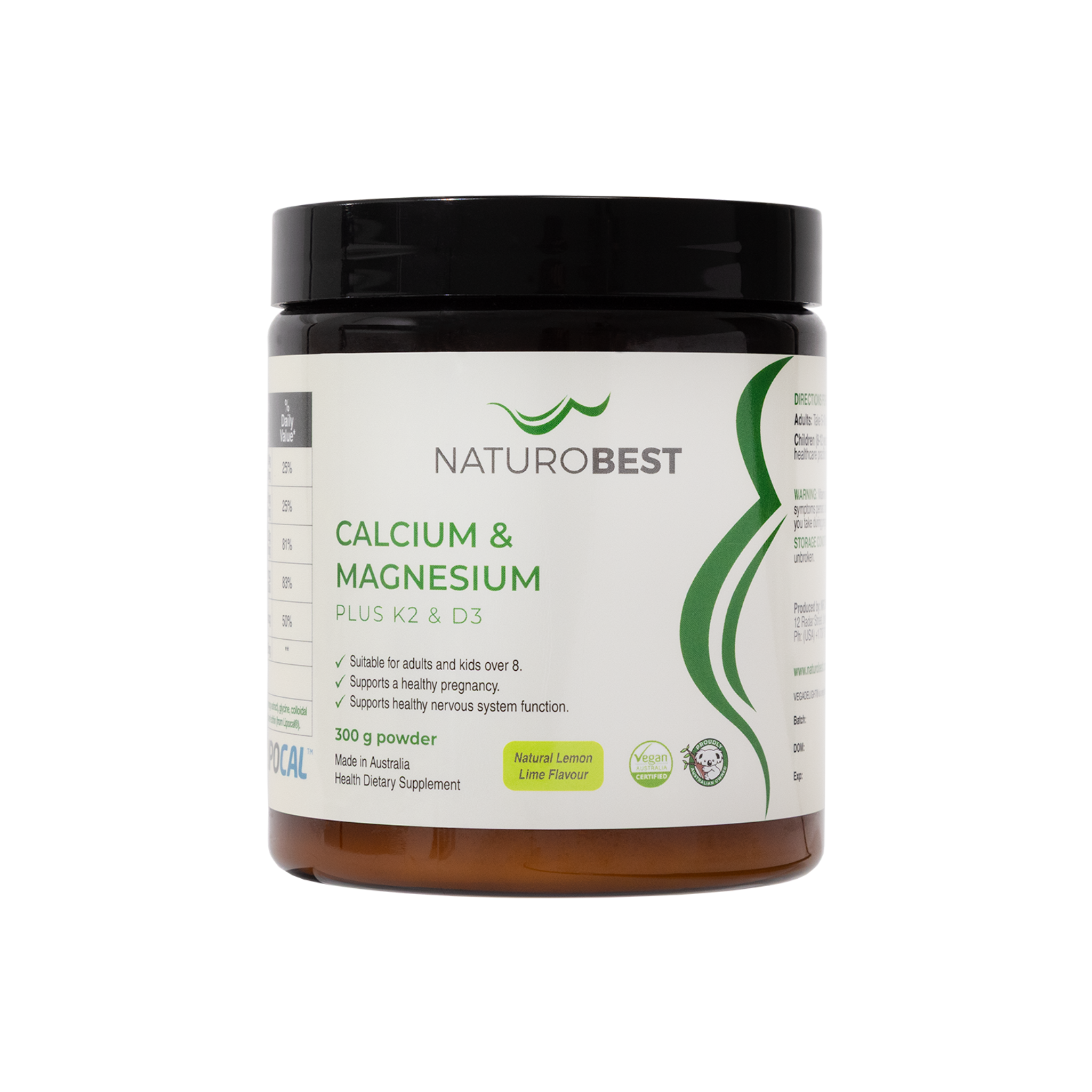 Calcium & Magnesium Plus K2 & D3 | US Label | 20% Off!