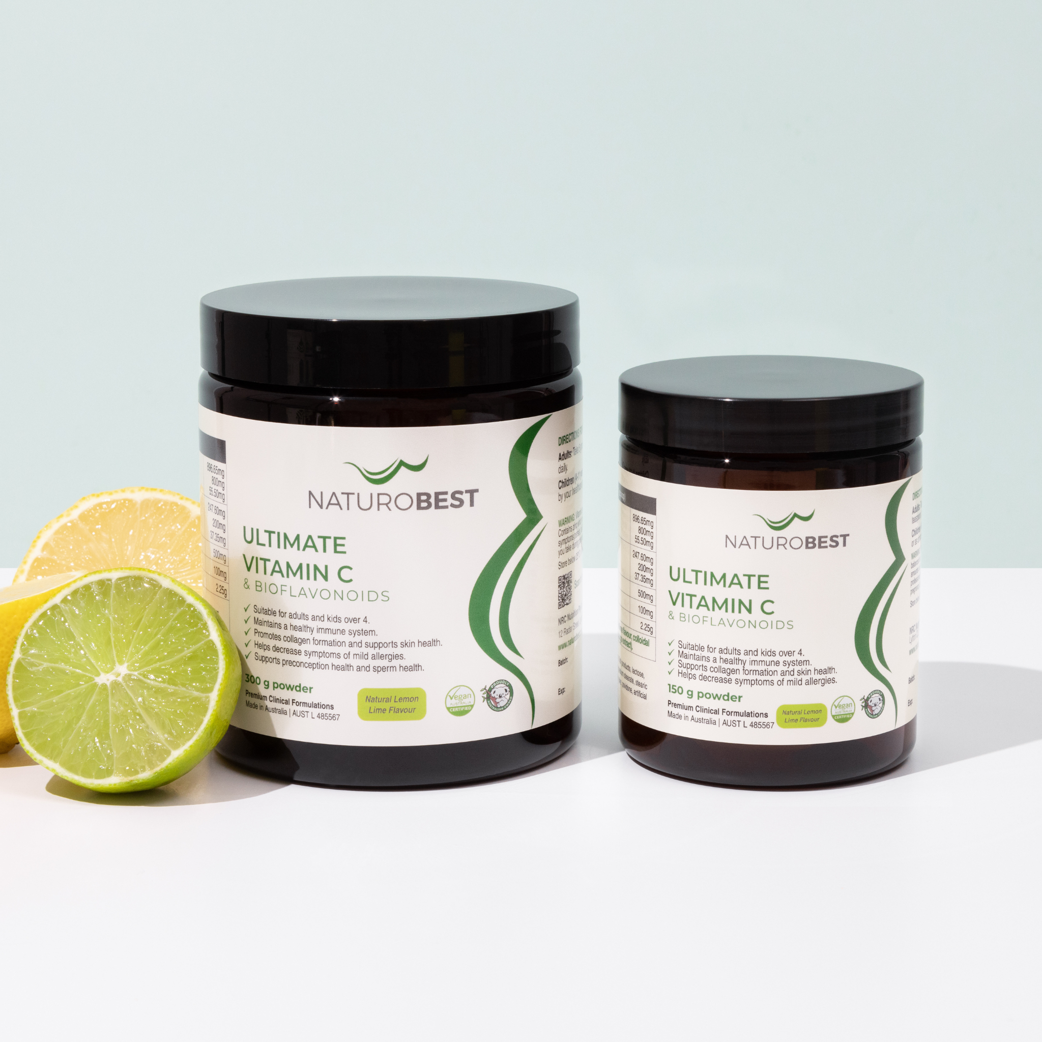 Ultimate Vitamin C & Bioflavonoids | 150 gm & 300 gm pack sizes